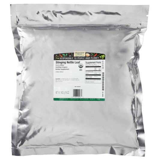 Frontier Co-op Organic Cut & Sifted Stinging Nettle Leaf, 453 g (16 oz) - view 2