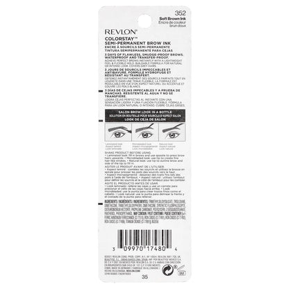 Revlon Colourstay Semi-Permanent Brow Ink 352 Soft Brown Ink 2.8 ml - view 3