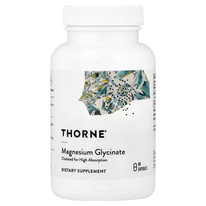 Thorne Magnesium Glycinate, 90 Capsules (120 mg per Capsule)