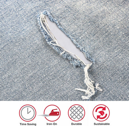 SINGER Iron-On Mending Fabric Patch, White, 7 x 16 in - view 2