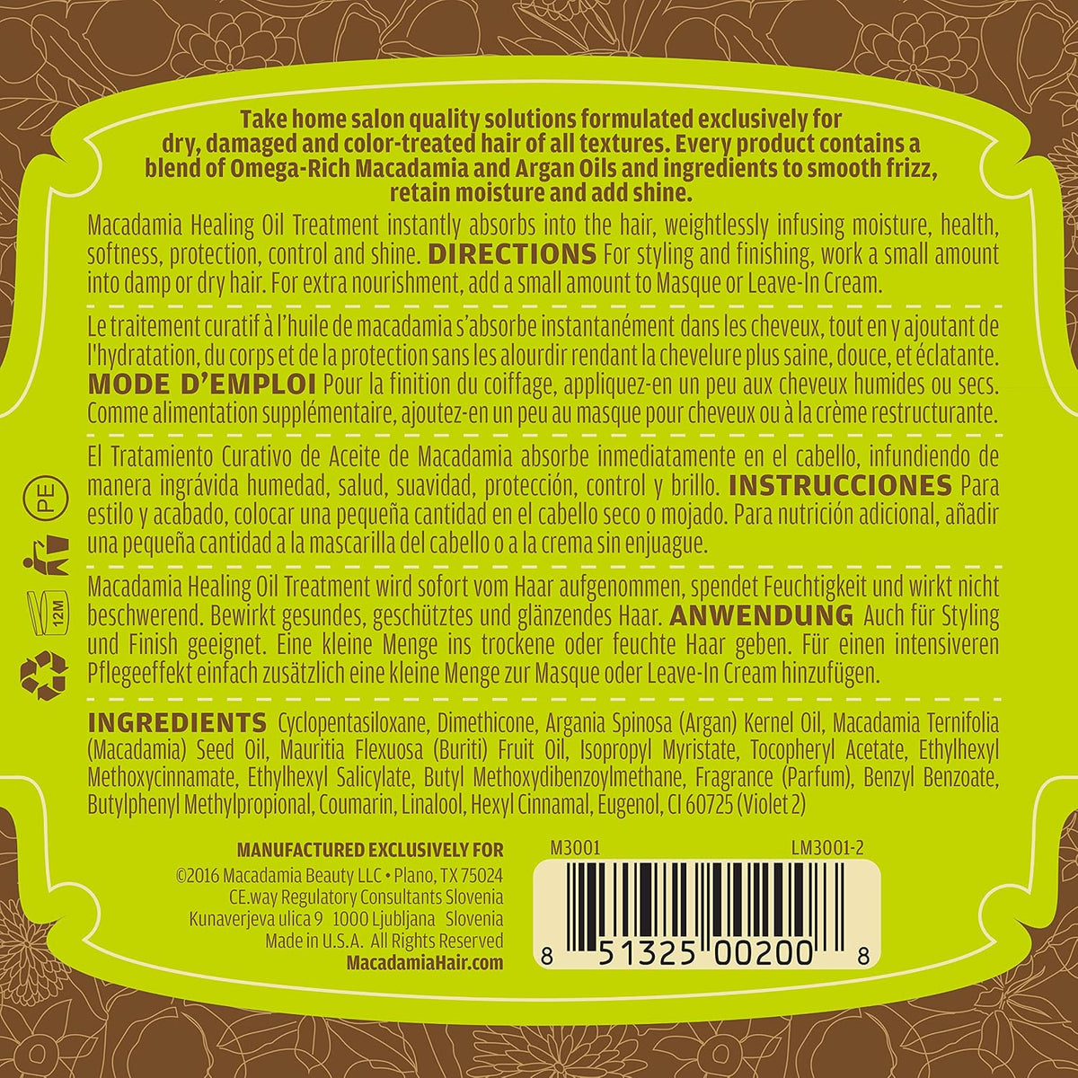 Macadamia Natural Oil Healing Oil Treatment, 125 ml (4.2 fl oz) - view 4