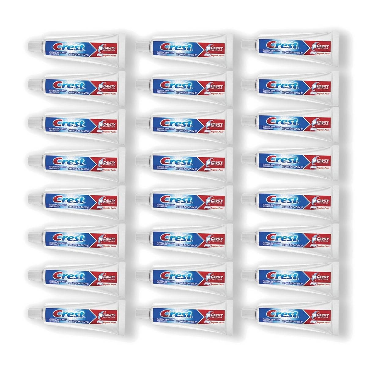 Crest Cavity Protection Regular Toothpaste Travel Size 24 g, Pack of 24 — product view