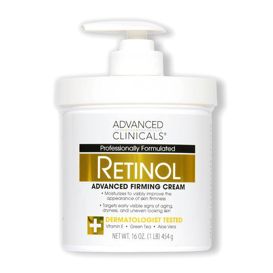 Advanced Clinicals Retinol Body Cream & Face Moisturiser 454 g