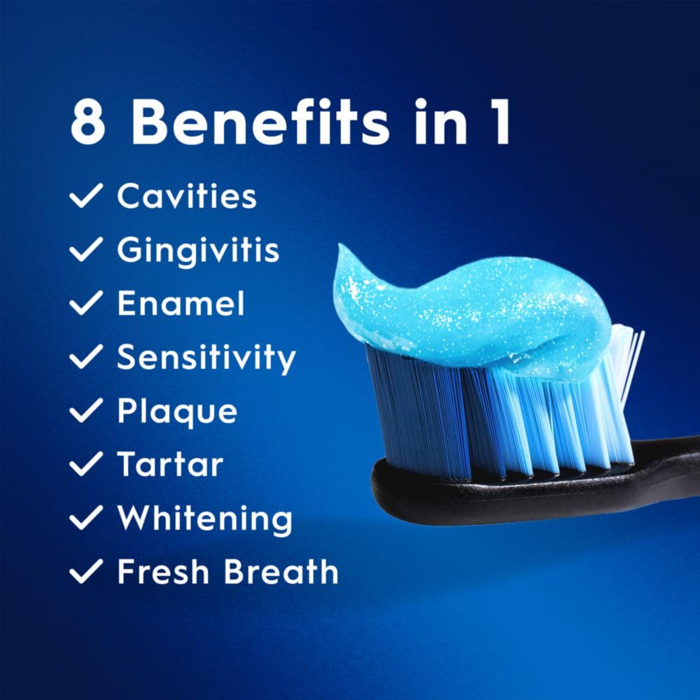 Crest Pro-Health Advanced 8 benefits in 1: cavities, gingivitis, enamel, sensitivity, plaque, tartar, whitening, fresh breath - Crest Pro-Health Advanced Deep Clean Mint Toothpaste 144 g