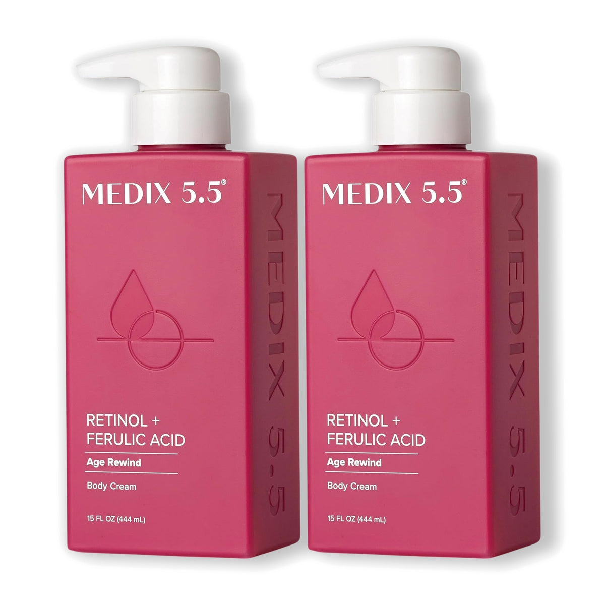 Medix 5.5 Retinol + Ferulic Acid Body Cream 444 ml - Pack of 2 — product view