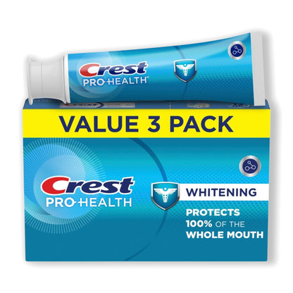 Crest Pro-Health Whitening Toothpaste 121 g, Pack of 3