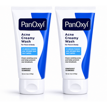 PanOxyl Antimicrobial Foaming Wash 4% Benzoyl Peroxide Pack of 2