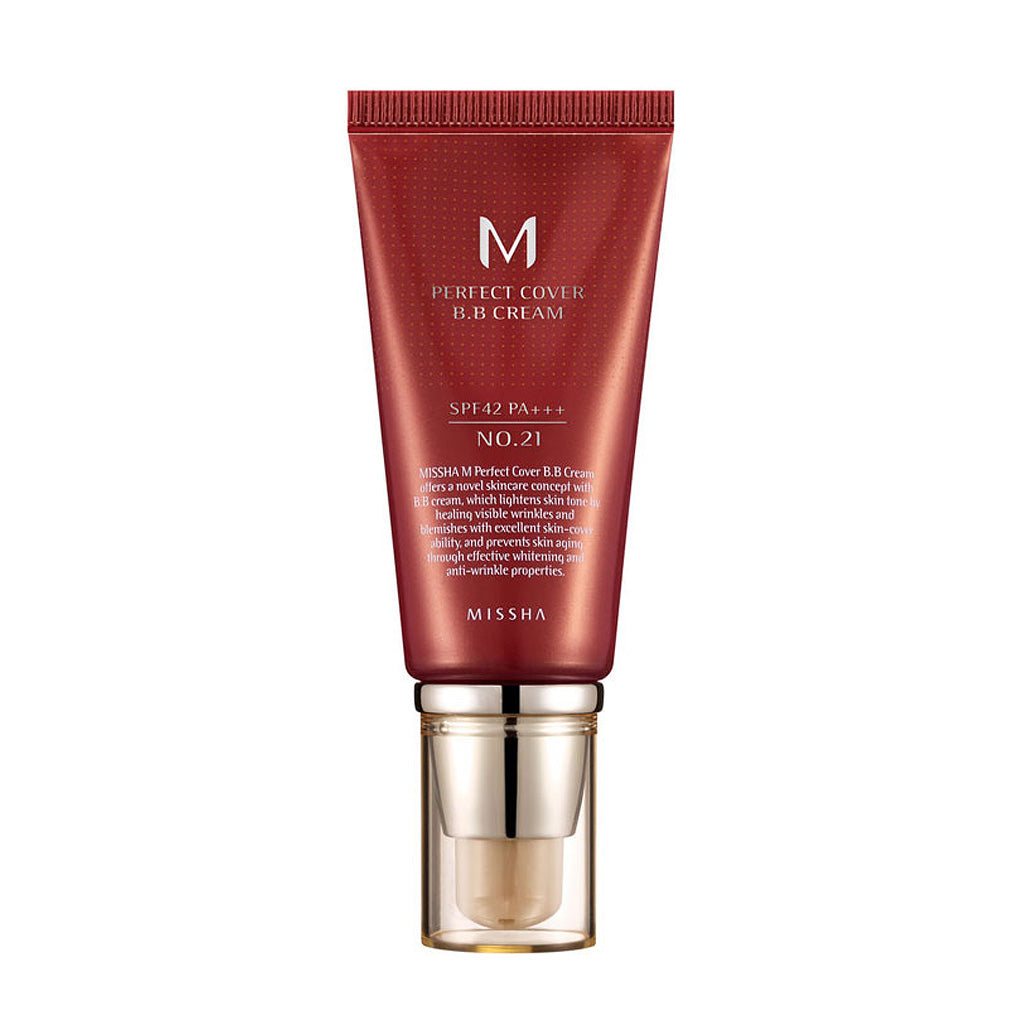 MISSHA M Perfect Cover BB Cream SPF42 PA+++ No.21 Bright Beige 50 ml (1.7 fl oz) — product view