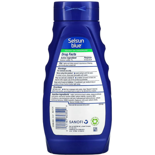 Selsun Blue Moisturising Antidandruff Shampoo 1% Selenium Sulfide 11 fl oz (325ml)