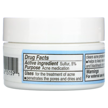 De La Cruz, Acne Treatment with 5% Sulfur, 0.21 oz (6 g)