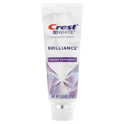 Crest 3D White Brilliance Toothpaste, Vibrant Peppermint, 4.6 Oz (Pack of 3)