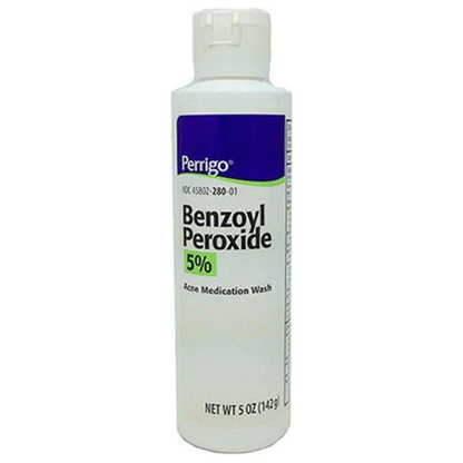 Benzoyl Peroxide 5% Acne Wash, 5 oz bottle by Perrigo