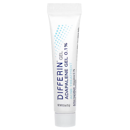 Differin Adapalene Gel 0.1%, Once-Daily Topical Retinoid Acne Treatment 0.5oz