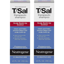 Neutrogena T/Sal Therapeutic Shampoo 3% Salicylic Acid 4.5 oz Pack of 2