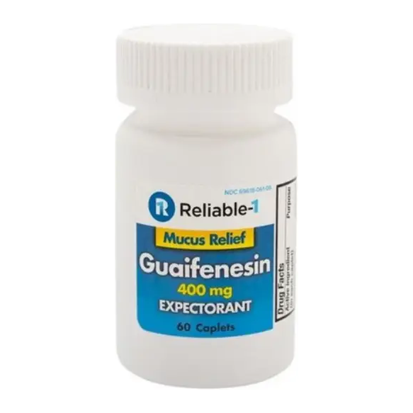 Reliable1, Guaifenesin, 400 Mg 60 Caplets