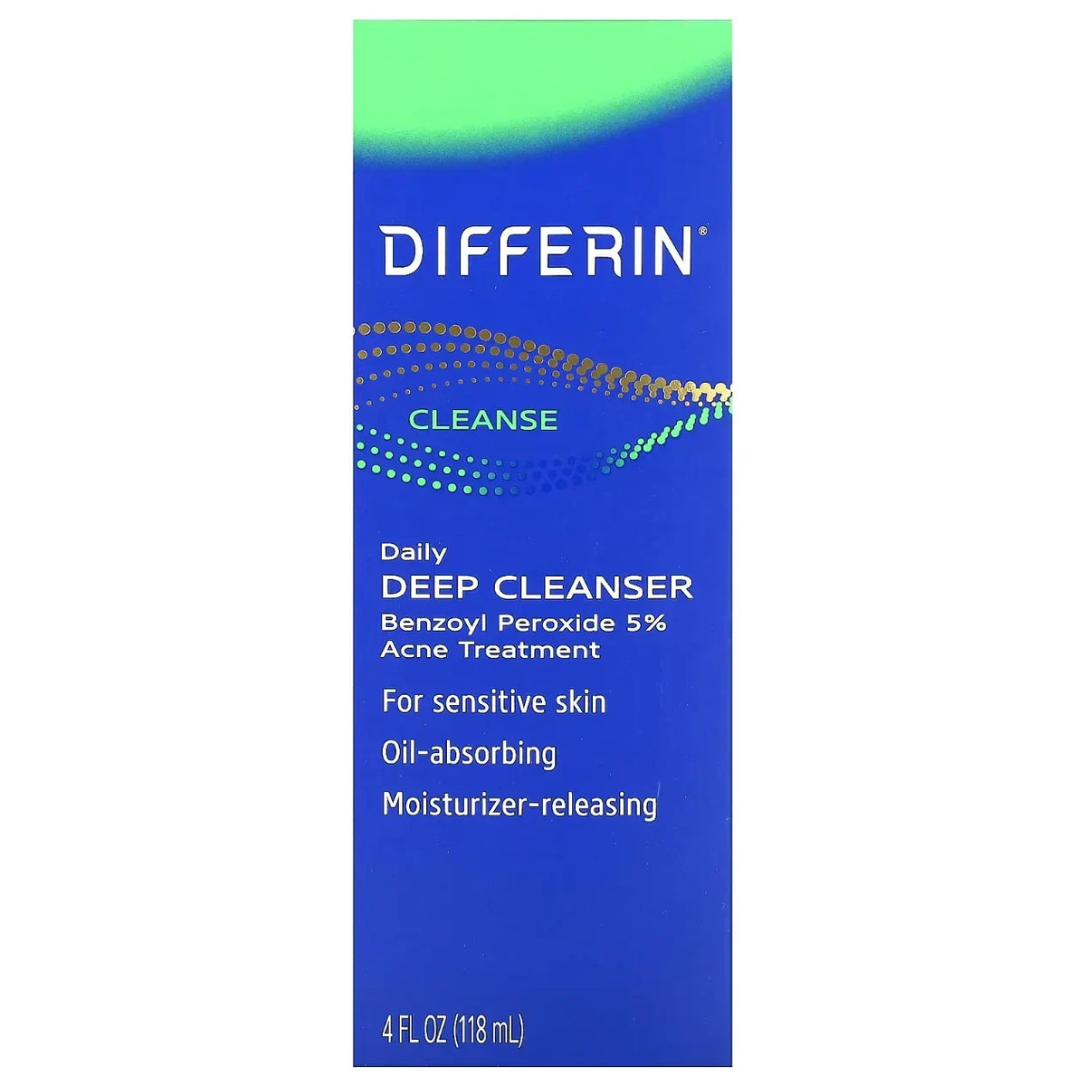 Differin Daily Deep Cleanser 5% Benzoyl Peroxide 118 ml — alternate product view