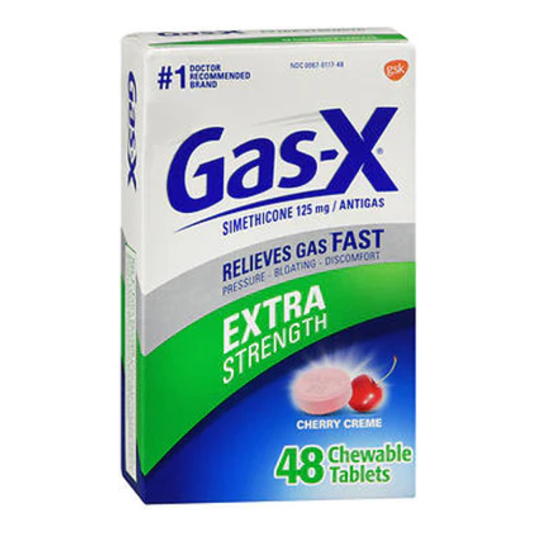 Gas-X Extra Strength 48 Antigas Chewable Tablets