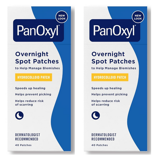 PanOxyl PM Overnight Spot Patches, Advanced Hydrocolloid Healing Technology, Fragrance Free, 80 Count