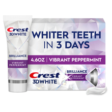 Crest 3D White Brilliance Toothpaste Vibrant Peppermint 4.6 oz