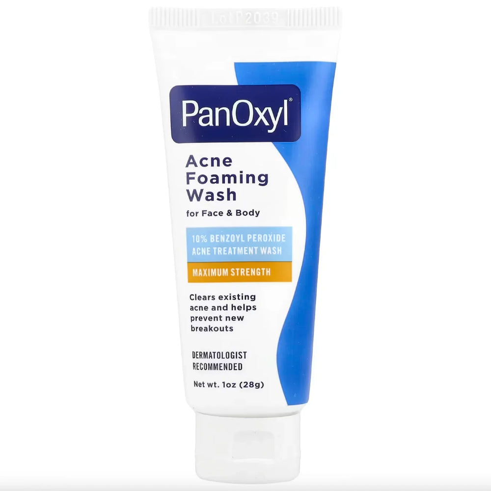 PanOxyl Foaming Wash 10% Benzoyl Peroxide 1 oz