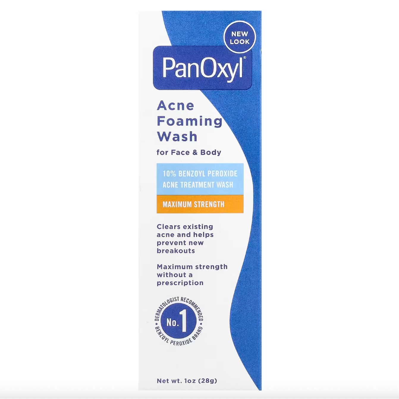 PanOxyl, Acne Foaming Wash, Maximum Strength, 1 oz (28 g)