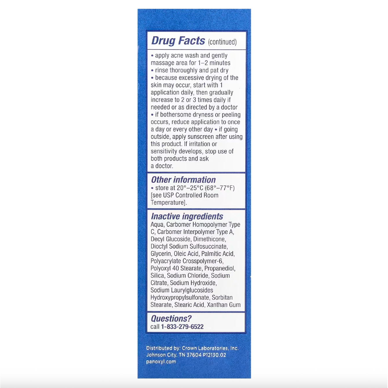 PanOxyl, Acne Foaming Wash, Maximum Strength, 1 oz (28 g)
