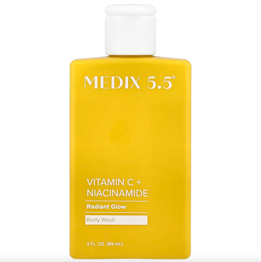 Medix 5.5, Body Wash, Radiant Glow, Vitamin C + Niacinamide, 3 fl oz (89 ml)