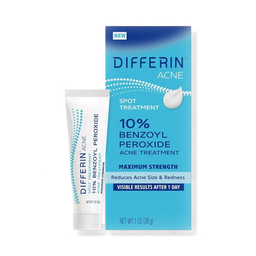 Differin Acne Spot Treatment 10% Benzoyl Peroxide 1 oz