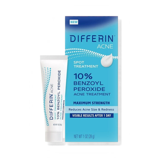 Differin Acne Spot Treatment 10% Benzoyl Peroxide 1 oz