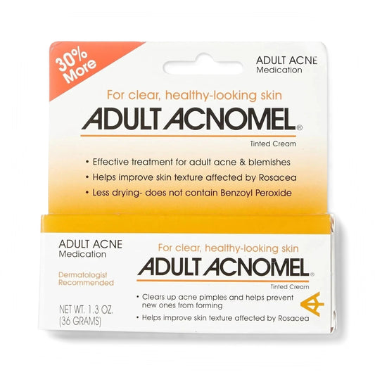 Adult Acnomel Acne Cream Resorcinol 2% + Sulfur 8% 36 g