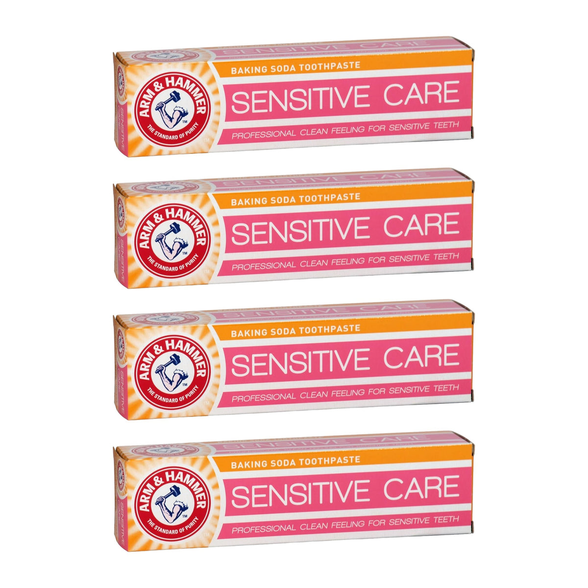 Arm & Hammer Advance White Sensitive Toothpaste, 125 g (4.4 oz), Pack of 4 — product view