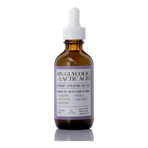 Medix 5.5 Glycolic Acid Face Peel Exfoliating Serum 10% with Lactic & Salicylic Acid
