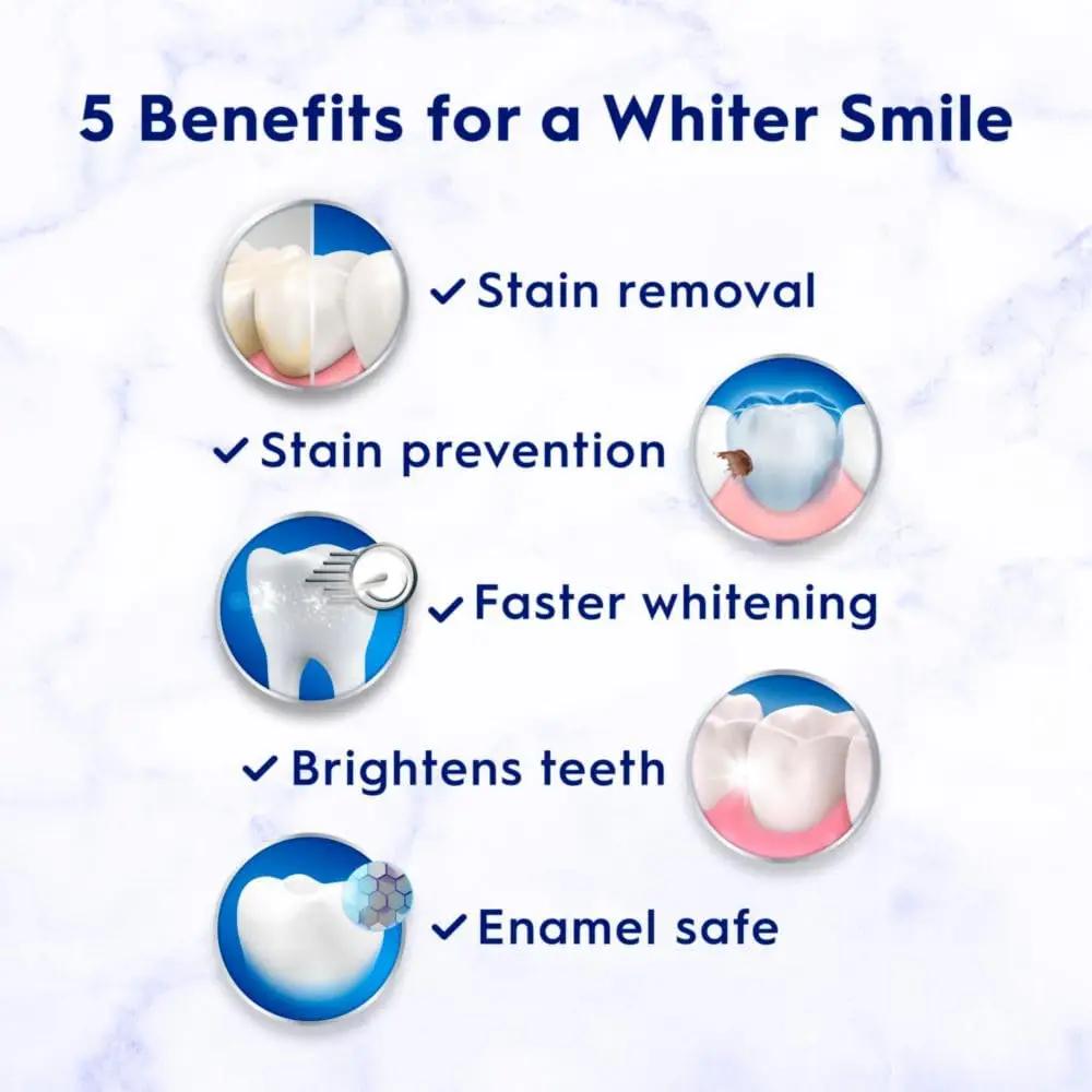 Crest 3D White Brilliance Bright Mint Teeth Whitening Toothpaste, 4.3 Oz Pack of 3, 100% More Surface Stain Removal, 24 Hour Active Stain Prevention, Whiter Teeth in 3 Days