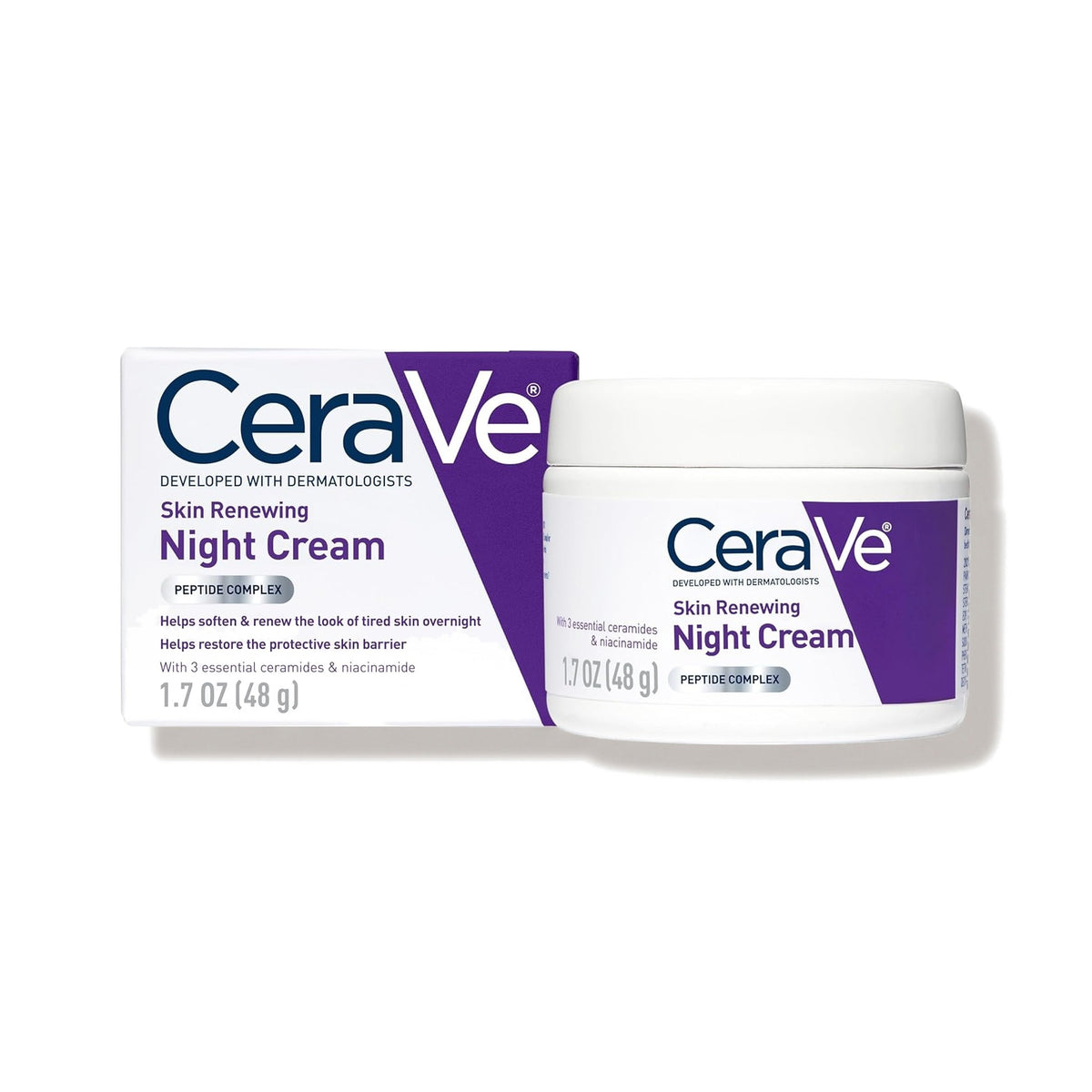 CeraVe Skin Renewing Night Cream 1.7 oz (48 g)