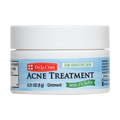 De La Cruz Sulfur 5% Acne Treatment Ointment 0.21 oz (6 g)