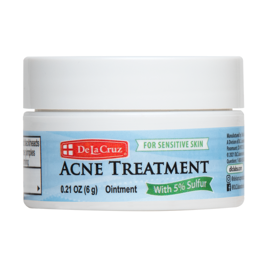De La Cruz Sulfur 5% Acne Treatment Ointment 0.21 oz (6 g)