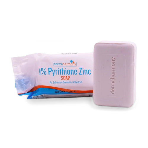 DermaHarmony Zinc Cleansing Bar 1% Pyrithione Zinc 4 oz