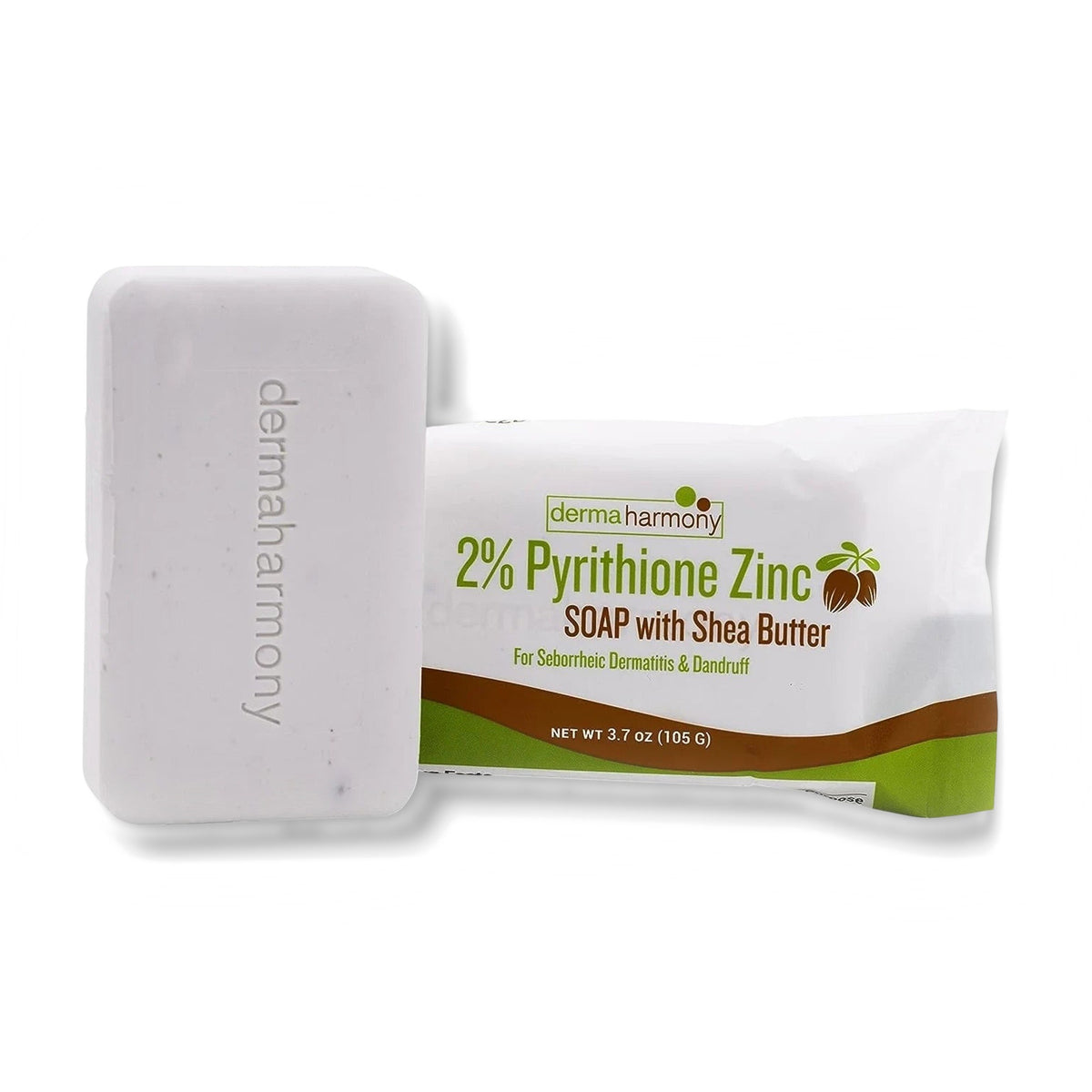DermaHarmony Zinc + Shea Butter Soap 2% Pyrithione Zinc 105 g