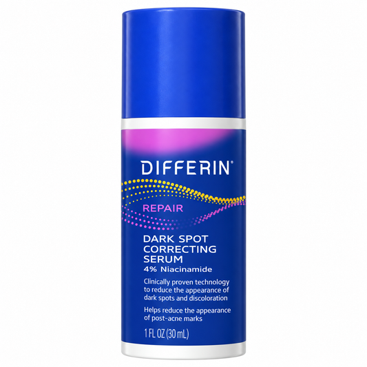 Differin Dark Spot Correcting Serum 4% Niacinamide 30 ml - Front of product bottle