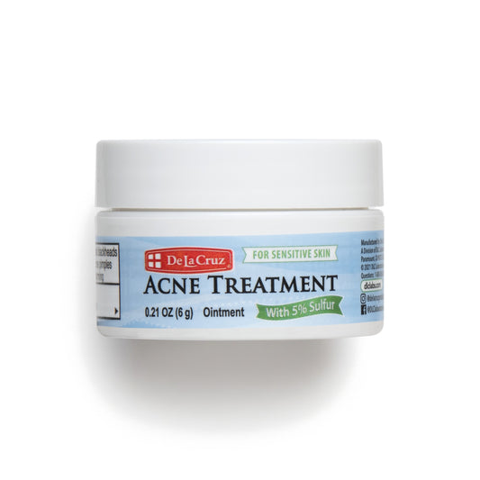 De La Cruz Sulfur 5% Acne Treatment Ointment 0.21 oz (6 g)