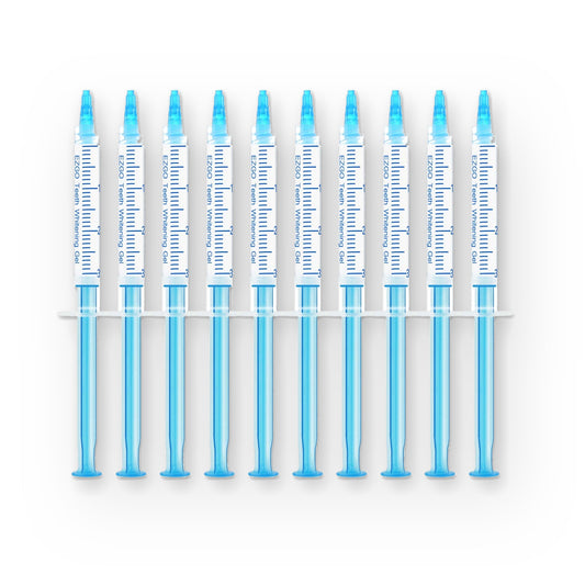 EZGO Teeth Whitening Gel Refill Syringes 22% Carbamide Peroxide 10 x 3ml