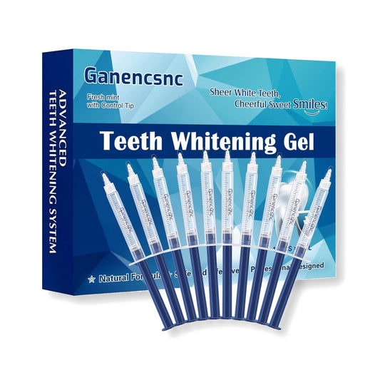 Ganencsnc Teeth Whitening Gel Refill Syringes 35% Carbamide Peroxide 10 x 3 ml