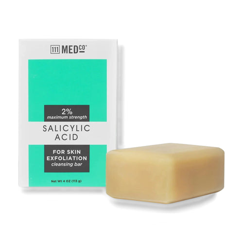 111MedCo Salicylic Acid 2% Cleansing Bar 4 oz (113 g)