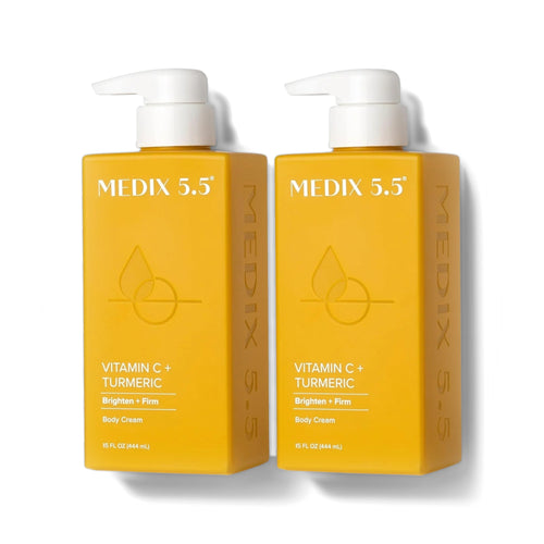 Medix 5.5 Vitamin C + Turmeric Body Cream 444 ml - Pack of 2