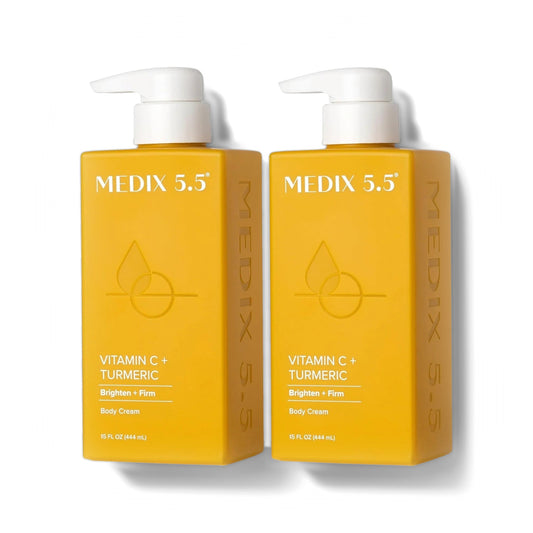 Medix 5.5 Vitamin C + Turmeric Body Cream 444 ml - Pack of 2