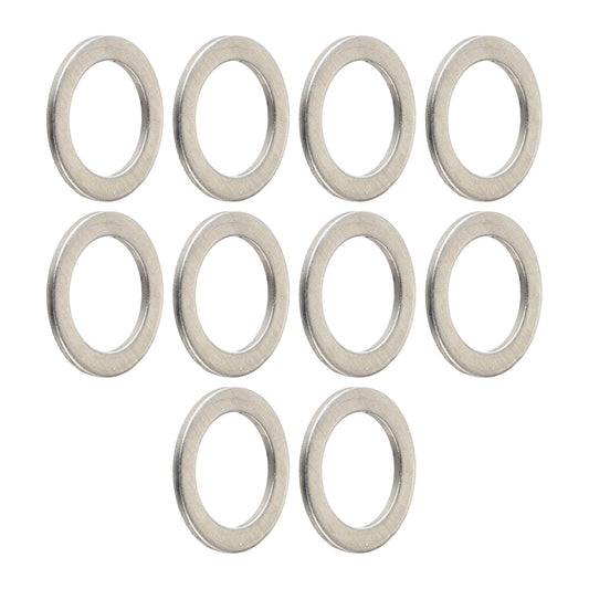 Honda OEM 94109-14000 Oil Drain Plug Washers, 14 mm, Pack of 10
