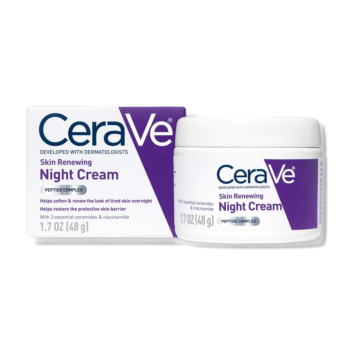 CeraVe Skin Renewing Night Cream 48 g (1.7 oz) — product view