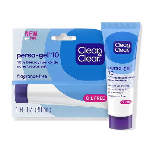Clean & Clear Persa-Gel 10 Benzoyl Peroxide 10% Acne Gel 1 oz (28 g)