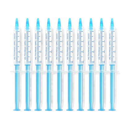 EZGO Teeth Whitening Gel Refill Syringes 22% Carbamide Peroxide 10 x 3ml