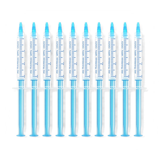 EZGO Teeth Whitening Gel Refill Syringes 22% Carbamide Peroxide 10 x 3ml